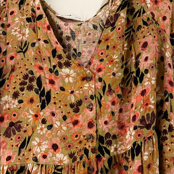 Floral Midi Dress in Multicolor - Picture 2 of 5